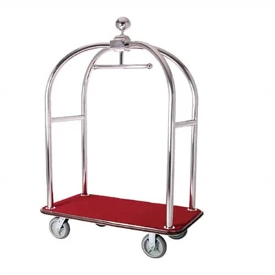 Silver Hotel Luggage Trolley